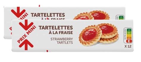 Tartelette Fraise Prix Mini Lot De X G La Belle Vie