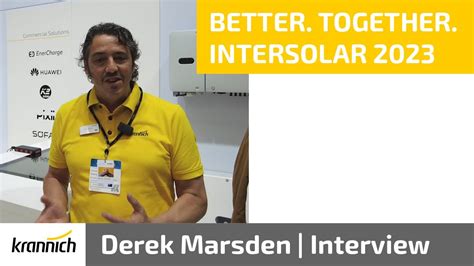 Intersolar Interview With Derek Marsden Managing Director At