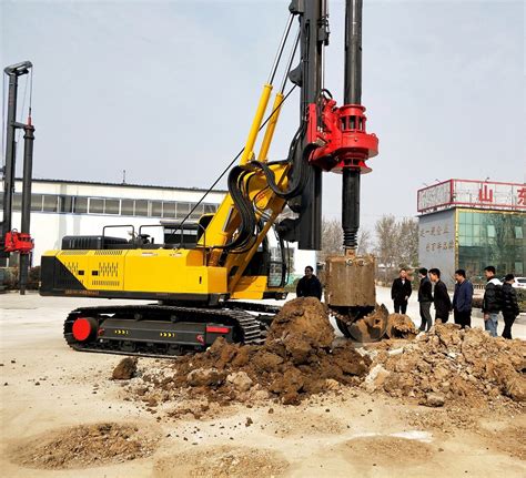 M Rotary Drilling Rig Machine Hydraulic Earth Drill For Engineering