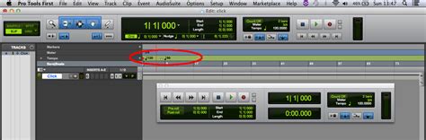 How To Control The Meter And Tempo Of The Click Track In Pro Tools First