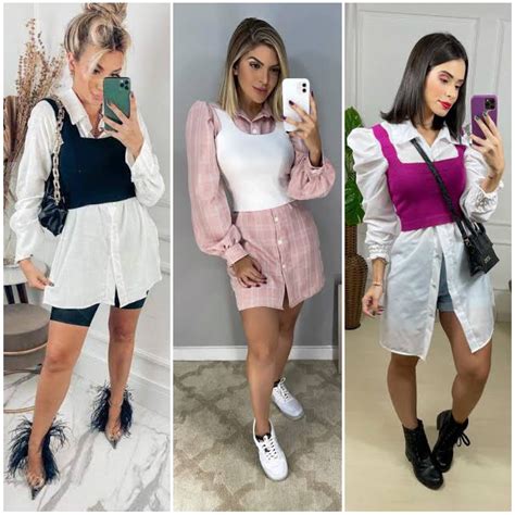 Tend Ncia Chemise Como Usar Inspira Es Gabriele Rafaela