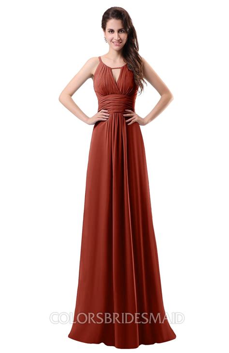 Colsbm Daisy Rust Bridesmaid Dresses Colorsbridesmaid