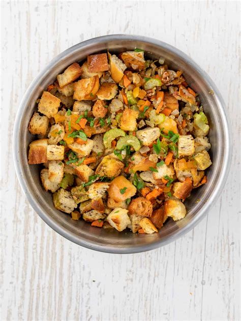 Classic Bread Stuffing Recipe For Two Oh Thats Good