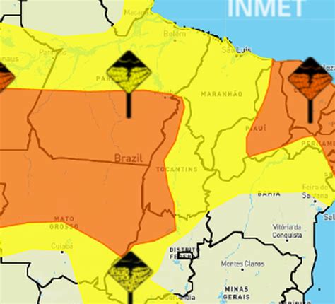 Tocantins Tem Dois Alertas De Chuvas Intensas E Pode Registrar