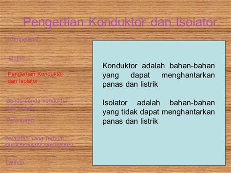 Apa Itu Isolator Dan Konduktor Meteor