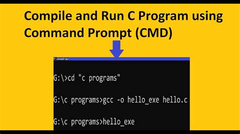 Compile And Run C Program Using Command Prompt CMD GCC Compiler