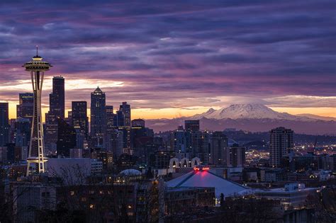 Seattle Sunset Wallpapers Top Free Seattle Sunset Backgrounds