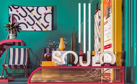 Soulo Contemporary Summer Booth Bank Booth Behance
