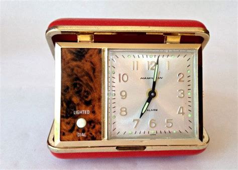 Vintage Hamilton Travel Alarm Clock