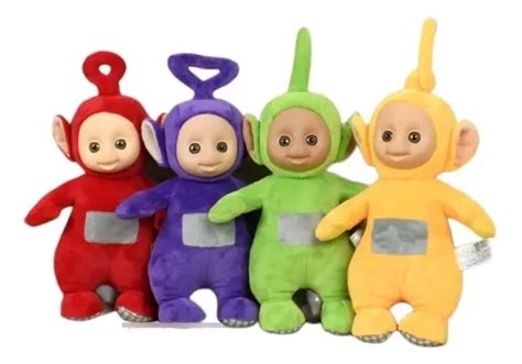 Set Peluches De Teletubbies Lala Tinky Winky Poo Dipsy Env O Gratis