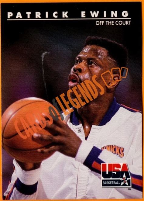 Patrick Ewing 1992 – www.cardsoflegends.com