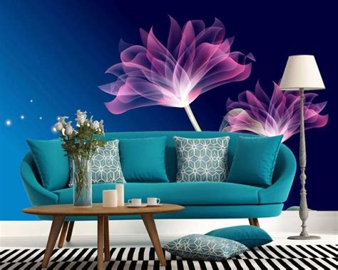 Beibehang Custom Wallpaper Fantasy Flowers 3d Photo Wallpaper Mural