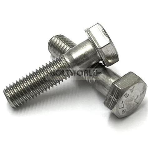 M Mm A Stainless Steel Part Threaded Hex Head Bolts Hexagon