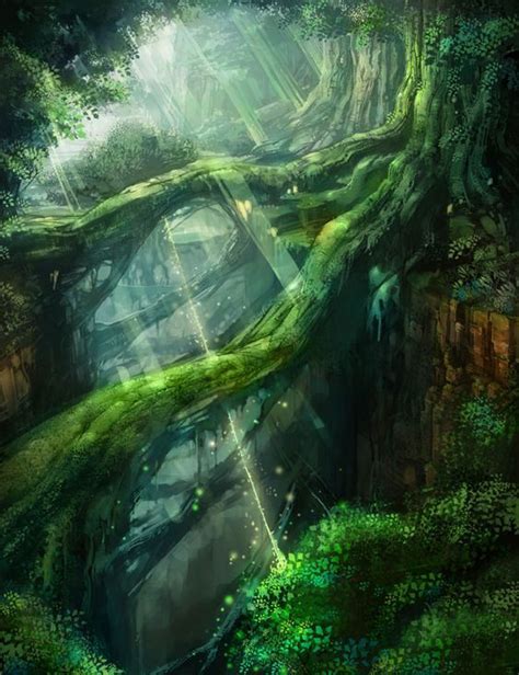 51 Enigmatic Forest Concept Art That Will Amaze You Fantasy Landscape