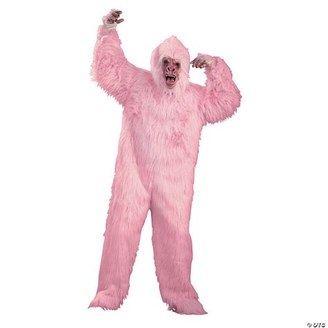 Adults Pink Gorilla Mascot Costume Oriental Trading