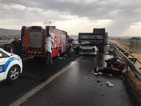 Kahramanmaraş ta trafik kazası 1 ölü 7 yaralı fotoğrafları