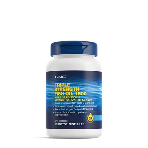 Gnc Triple Strength Fish Oil 1500 Gnc