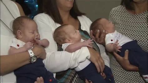 1 In A Million Rare Identical Triplets Born At Long Island Hospital