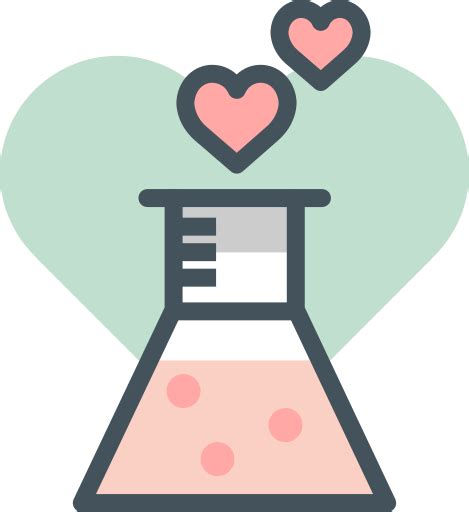 Flask Hearts Love Potion Love Icons