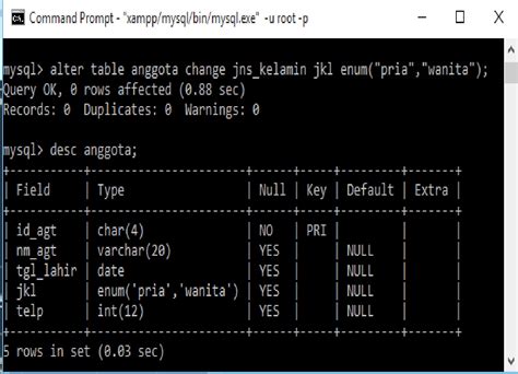 Cara Membuat Tabel Mysql Di Cmd Kumpulan Tips Images