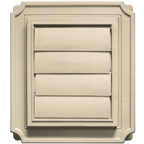 Shop Builders Edge 4-in Plastic Louvered Dryer Vent Cap at Lowes.com