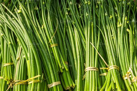 Organic garlic sprouts | High-Quality Food Images ~ Creative Market