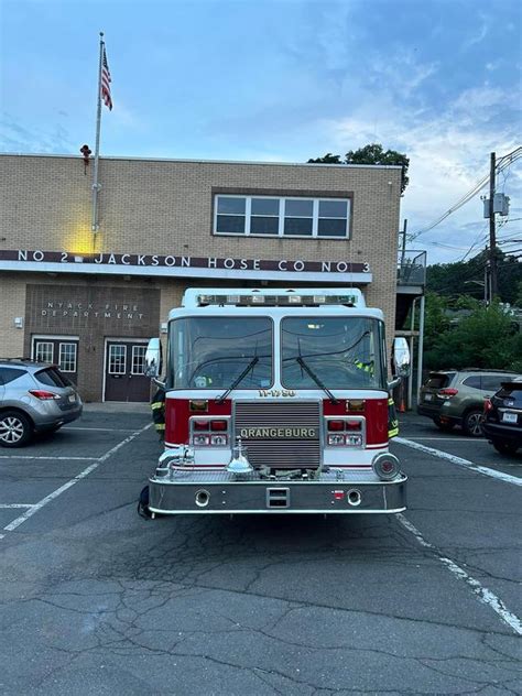 Members Of The Orangeburg Fire Dept And Sparkill Palisades Fire