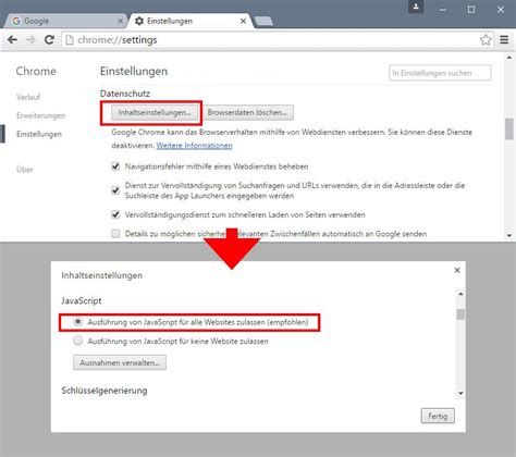 Javascript Installieren Und Aktivieren Firefox Chrome Internet