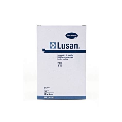 Gasa Estéril Caja 25 Ud Algodón Hidrófilo Compresas Lusan 5 Sobres 5 Ud