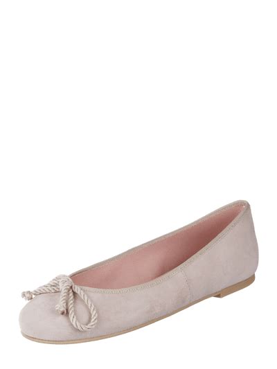 Pretty Ballerinas Ballerinas Aus Veloursleder Beige Online Kaufen