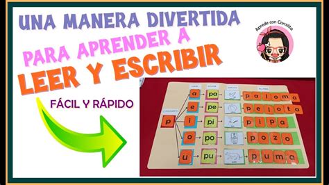 Aprender A Leer Y Escribir De Forma Divertida Learn To Read 54 OFF