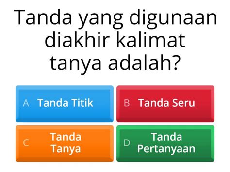 Tanda Baca Quiz