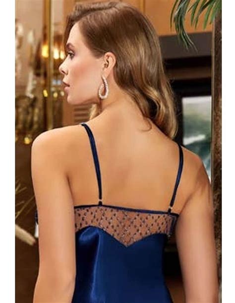 Ensemble Chemise De Nuit En Satin Jeremi