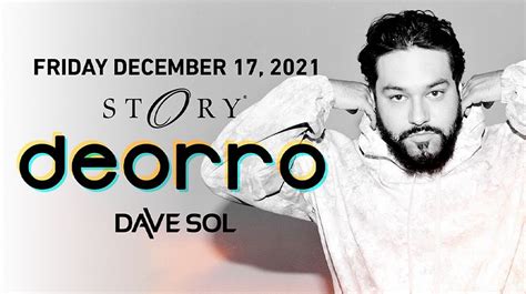 Deorro Tickets At Story Nightclub In Miami Beach By STORY Tixr