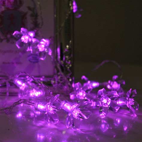 Battery Operated Pink Cherry Blossom 20 40leds Fairy Lights Lightsgo