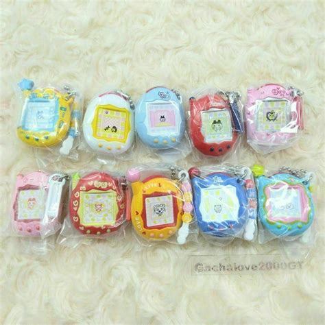 Tamagotchi Miniature Charm Collection 3 Figure Complete Capsule Toy Set