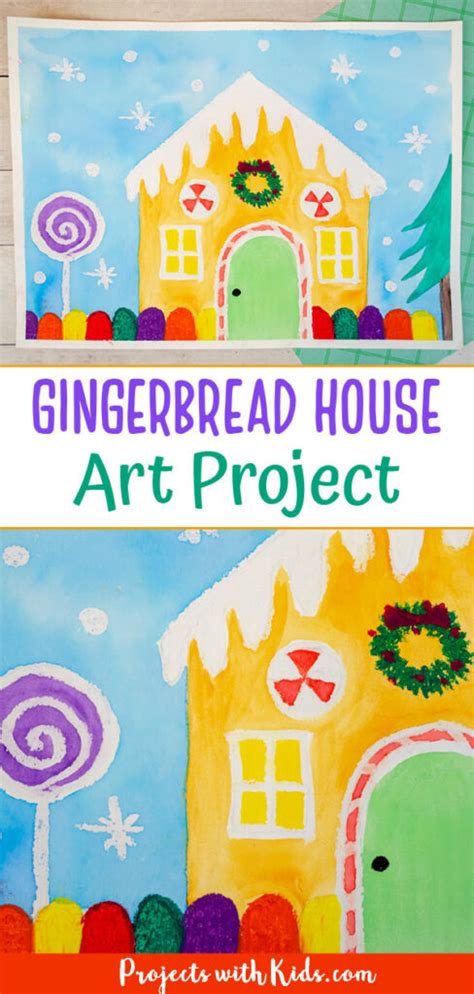 How To Make A Gingerbread House Painting Projects With Kids