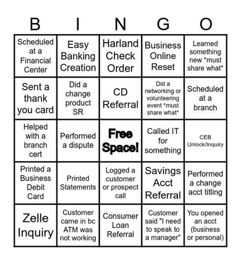 April Bingo Card