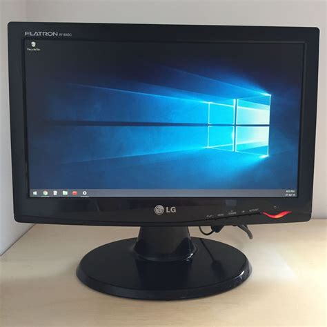 Monitor Lg Flatron W C Lcd Wide Cabos Tv E Display Lg