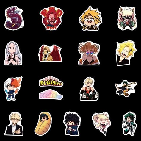 Mha Sticker My Hero Academia Sticker Anime Sticker Etsy