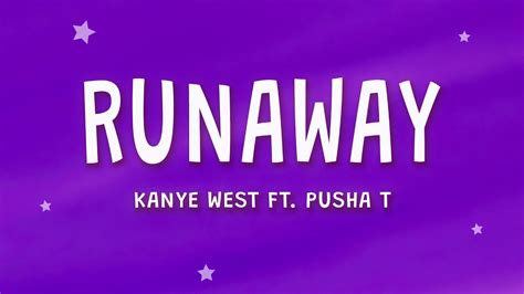 Kanye West Runaway Lyrics Ft Pusha T YouTube