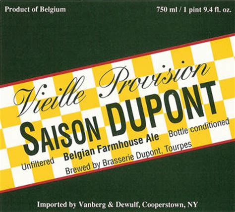 Saison Dupont Belgian Farmhouse Ale 750ml