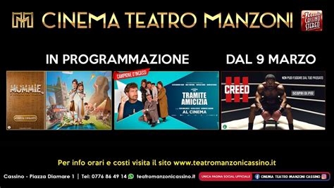 Cassino Al Cinema Teatro Manzoni Arrivano Creed Iii E Il Film D