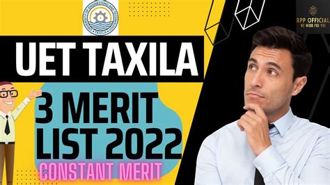 Uet Taxila 3rd Merit List 2022 Announced Uet Admission 2022 Uet