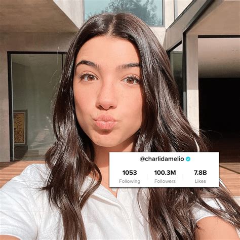 Charli Damelio Officially Hits 100 Million Tiktok Followers