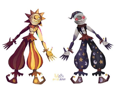 Fnaf 9 Sun And Moon By Teodorxzs On Deviantart