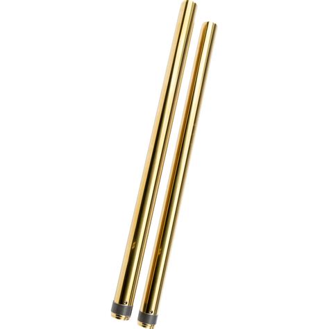 Harddrive 39mm Gold Fork Tubes For Harley Dyna And Sportster 2 Over