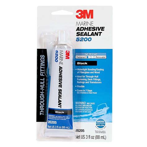 3m Marine Adhesive Sealant 5200 300 Ml Black Tienda Náutica