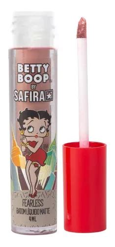 Batom L Quido Matte N Fearless Cole O Betty Boop Safira Mercadolivre