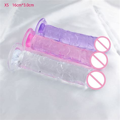 Soft Jelly Dildo Mulheres Sucção Anal Realista Pênis Brinquedos Sexuais Masturbador Ponto G